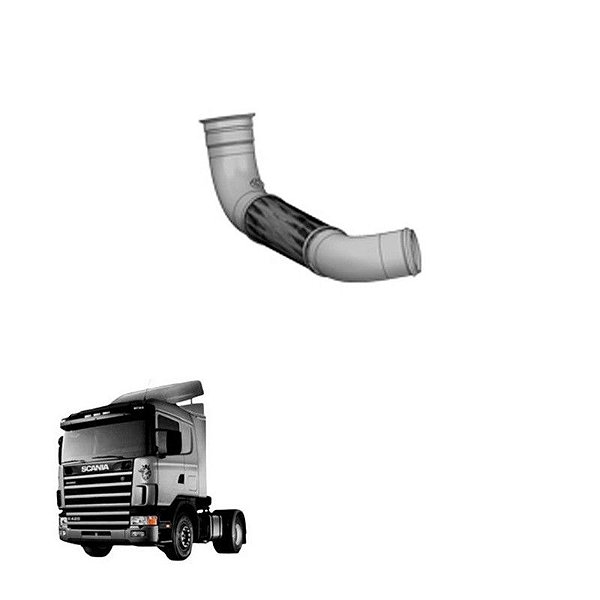 Tubo Intermediário Terminal Scania Original 1852050 - 4.1/2p