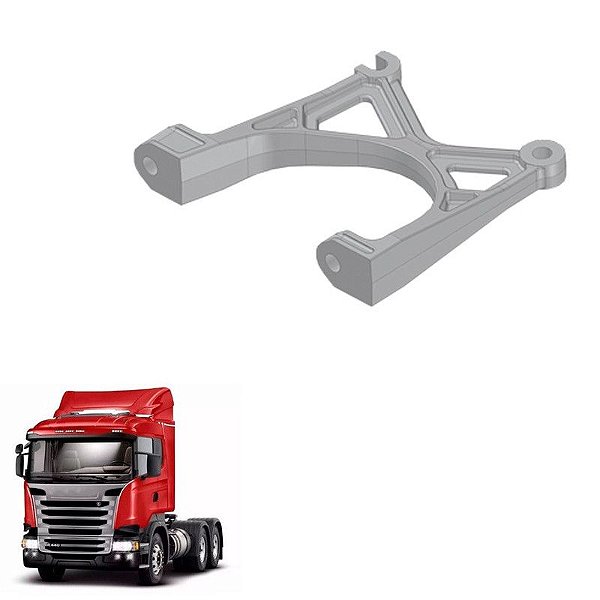 Suporte Fixação Estribo Scania Original 1545119 Lado Direito
