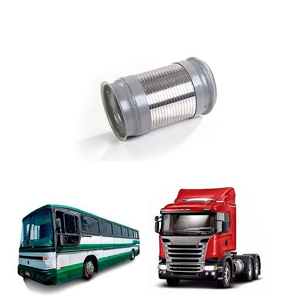 Tubo Flexível Junta Expansora Scania T R P94 - 124 210mm
