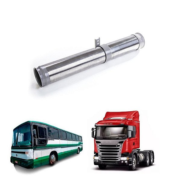 Tubo Flexível Scania R Highline 420 Inóx 1100mm Longo Serie4