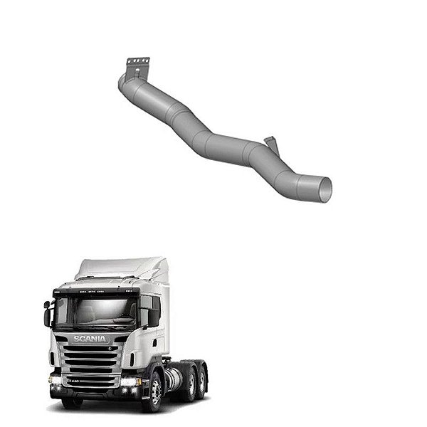 Tubo Terminal Scania Serie 4 Serie 5 - 4.1/2 Polegadas