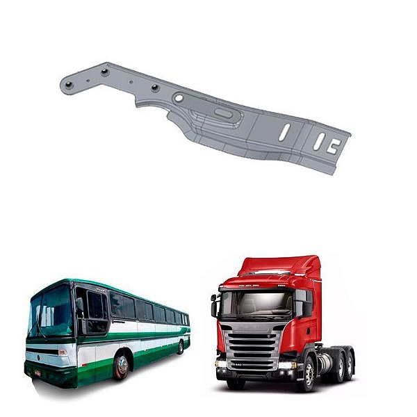 Suporte Tubo Terminal Scania S4 S5 Original 1741487 Euro3