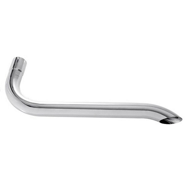 Tubo Cromado Lateral Scania Le 1360mm Cromado 4.1/2 Polegada