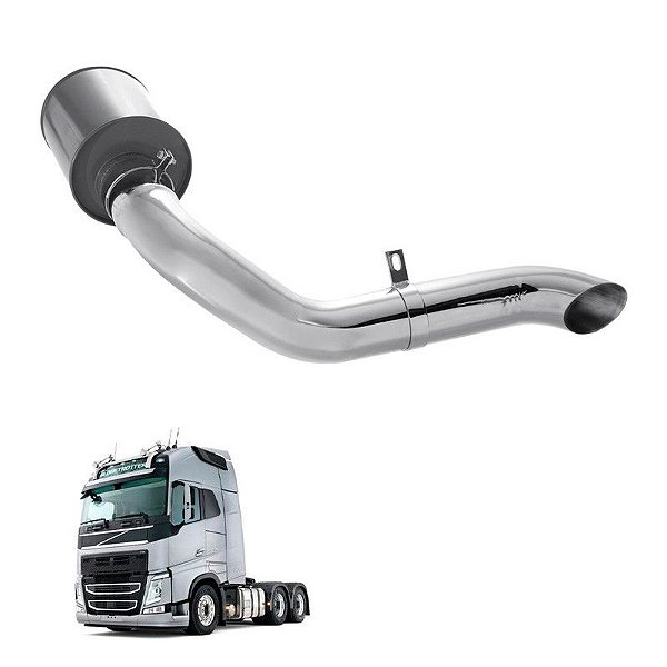 Kit Volvo Fh Curto Tanque D-Shape Saida Lado Esquerdo