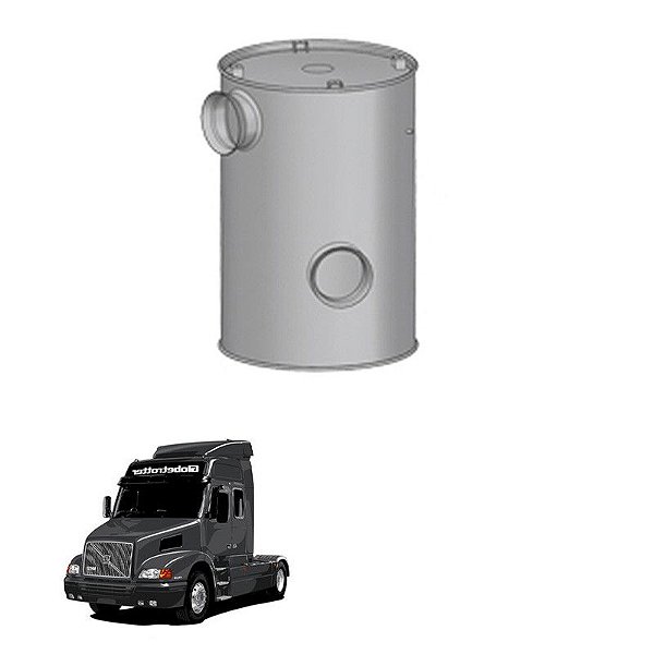 Silencioso Volvo Nh Sistema Original 3162940 Euro 3