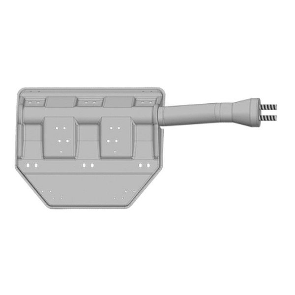 Suporte Paralama Dianteiro Traçado Trucado L Direito 1457922