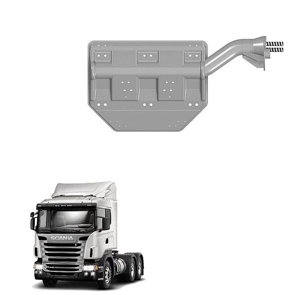 Suporte Paralama Traçado Scania 124 Traseiro Lado Esquerdo