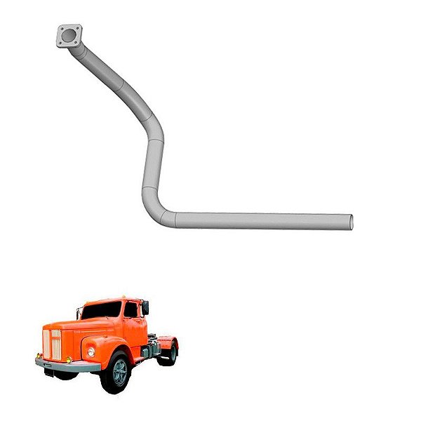 Tubo Motor Scania 111 L Ls Lt 3.1/2 Polegadas Codigo 242327