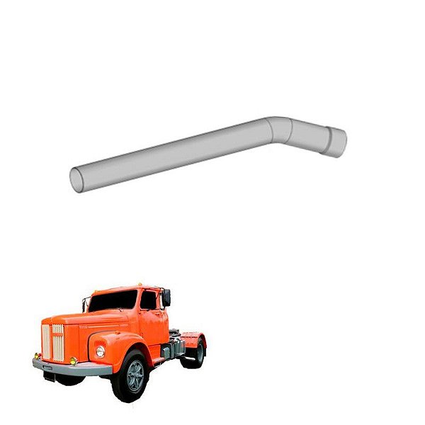 Tubo Terminal Scania 111 L Ls Lt 4 Polegadas Codigo 255527