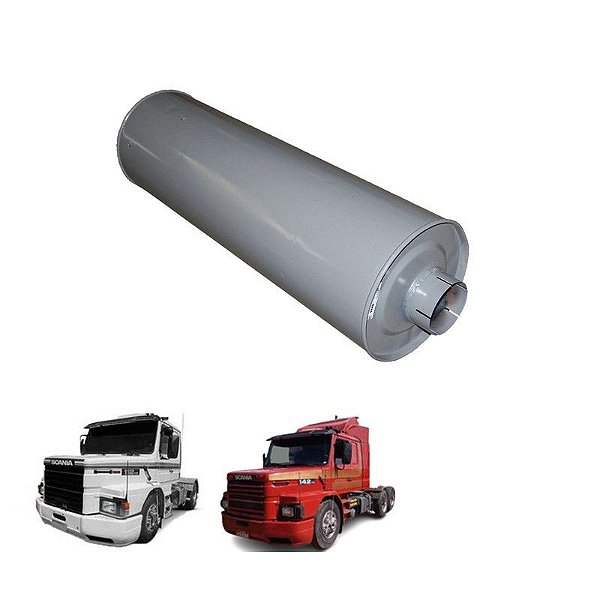 Silencioso Scania T R 112 113 Com Miolo Metálico Cod 297075