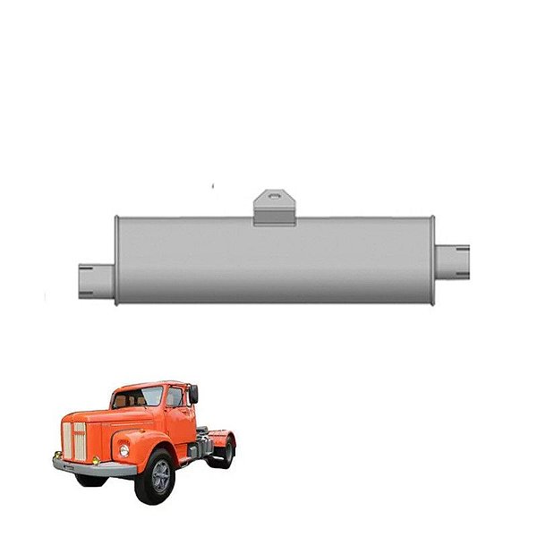 Silencioso Scania 110 Sistema Original Codigo Original 68253