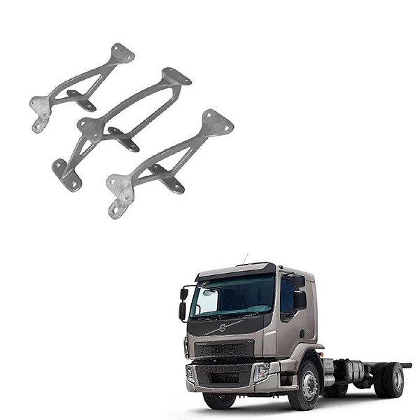 Suporte Tapa Sol Volvo VM 3 Pecas Codigo Original 20492470