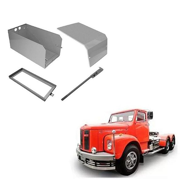 Caixa Bateria Scania 110 111 Completo