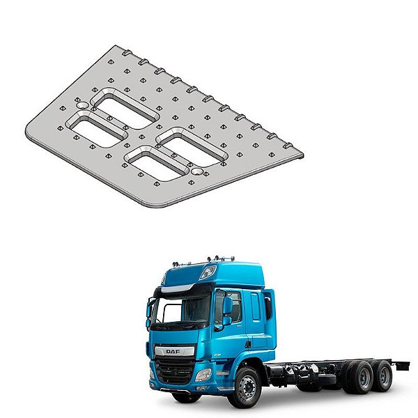 Estribo DAF CF Inferior Lado Direito Código Original 962101