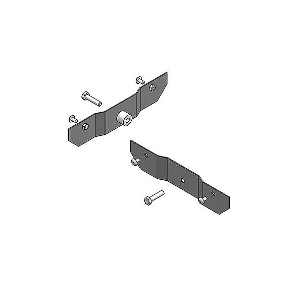 Suporte Placa Volvo FH Dianteira Kit