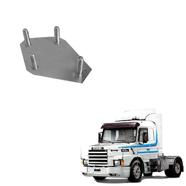 Chapa Fixação Paralama Scania 112 R Suporte Cod 306447