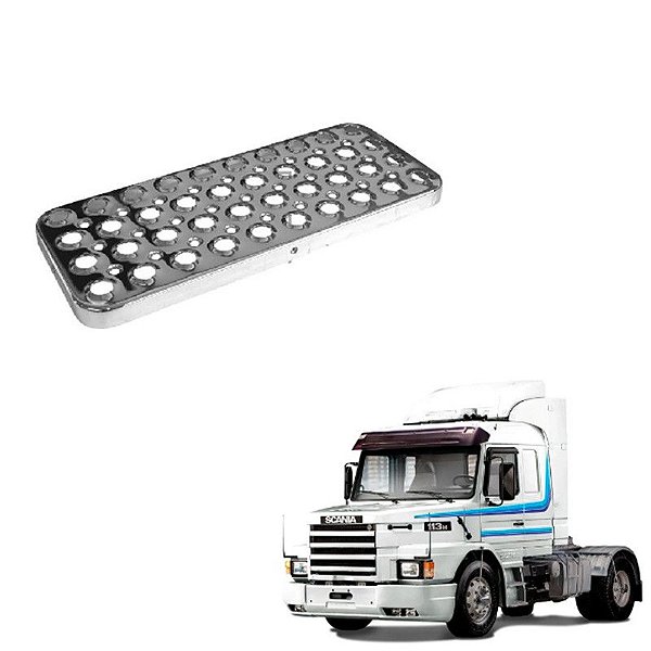 Estribo Scania 113 T Cromado Menor Cod Original 523998