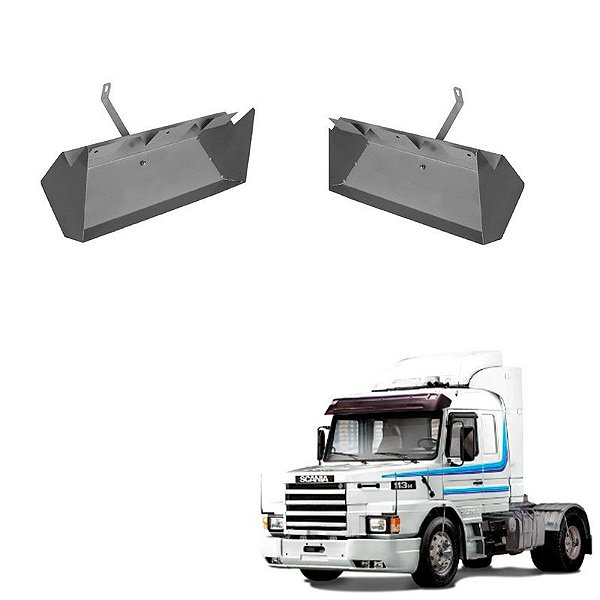 Proteçao Farolete Scania 112 Lado Direito Esquerdo Kit