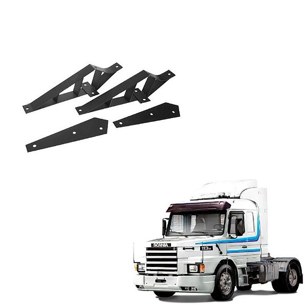 Suporte Tapasol Scania 112 Kit 4 Peças 343089 524720