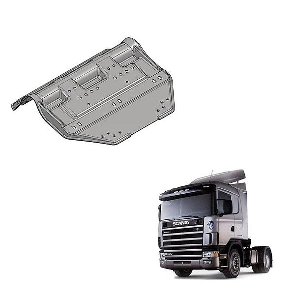 Chapa Suporte Scania Serie 4 Lado Direito