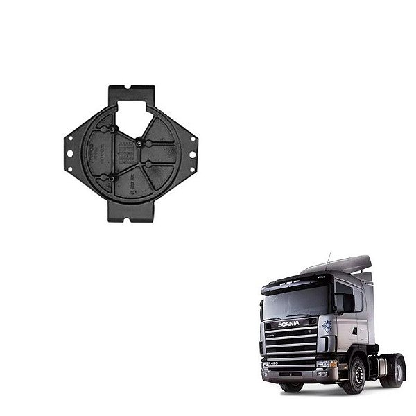 Placa apoio Grelha Retrovisor Scania Serie 4 5 Lado Direito