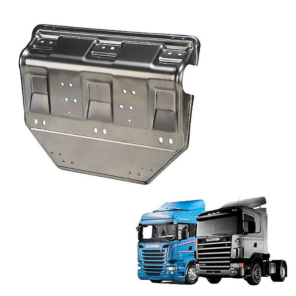 Chapa Suporte Paralama Scania Lado Esquerdo