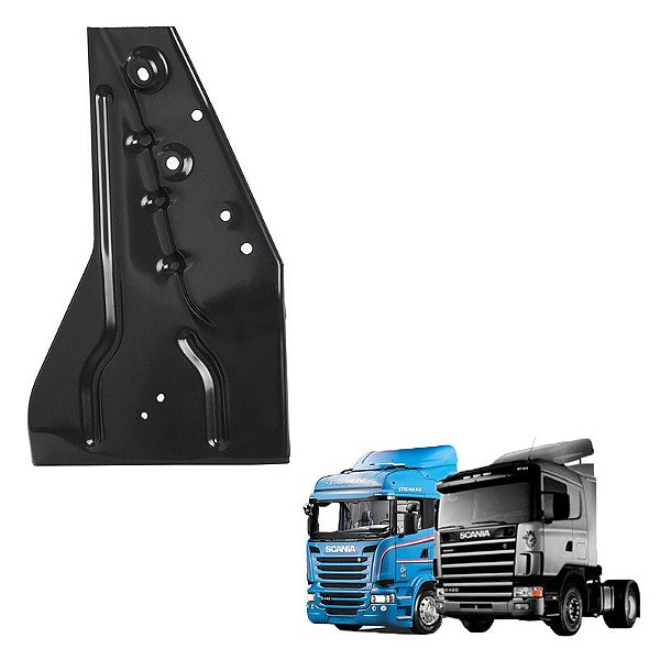 Suporte Dianteiro Caixa Roda Scania Lad Esquerdo Cod 1355075