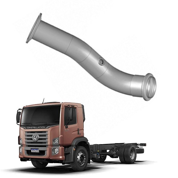 Tubo Saída Motor VW Constellation 18.320 26.320 3" 23L253091