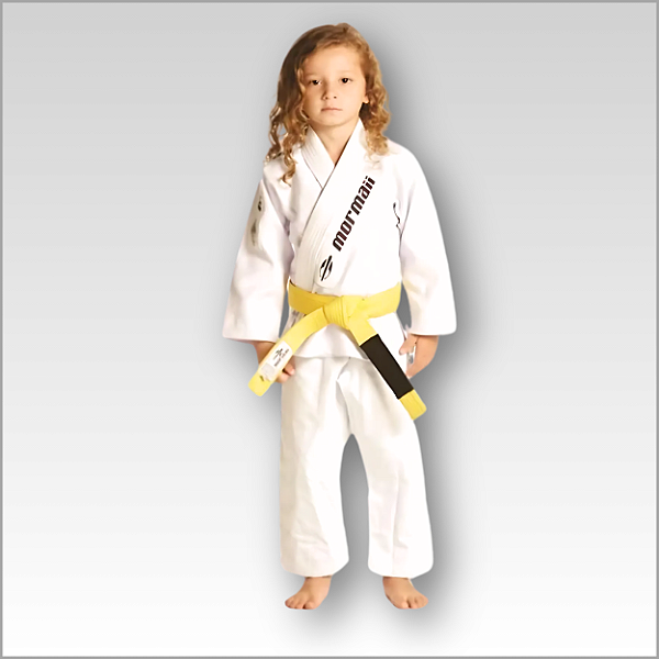 Kimono Jiu Jitsu Infantil Mormaii Surf - Branco