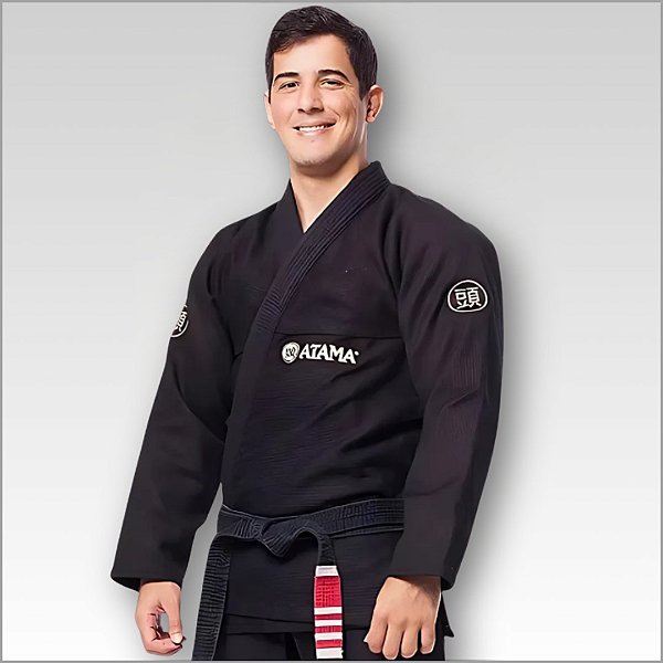 Kimono JiuJitsu Preto Atama Classic