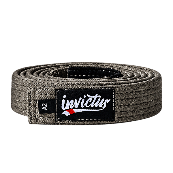 Faixa Infantil Cinza Jiu Jitsu - Invictus