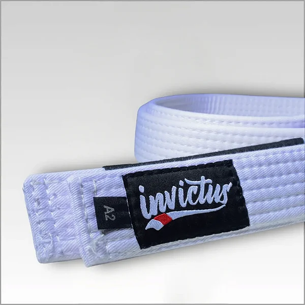 Faixa Branca Infantil Jiu Jitsu Invictus - Artes Marciais