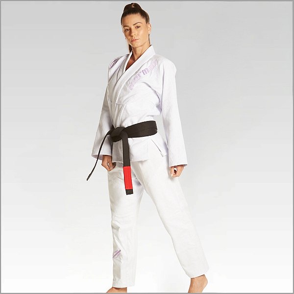 Kimono Branco Jiu Jitsu Feminino Ocean - Mormaii