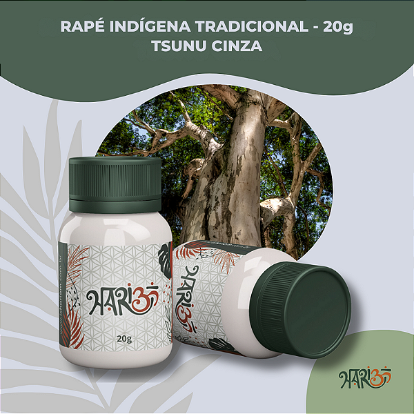 Tsunu Cinza - Rapé Indígena - HariOm