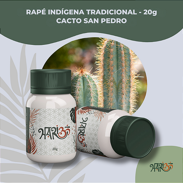 Cacto San Pedro - Rapé Indígena - HariOm