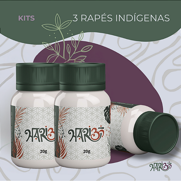 3 Rapés Indígenas - Mais por Menos