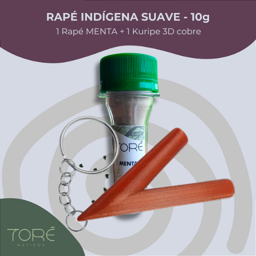 Kit 1 Rapé  + 1 Kuripe 3D