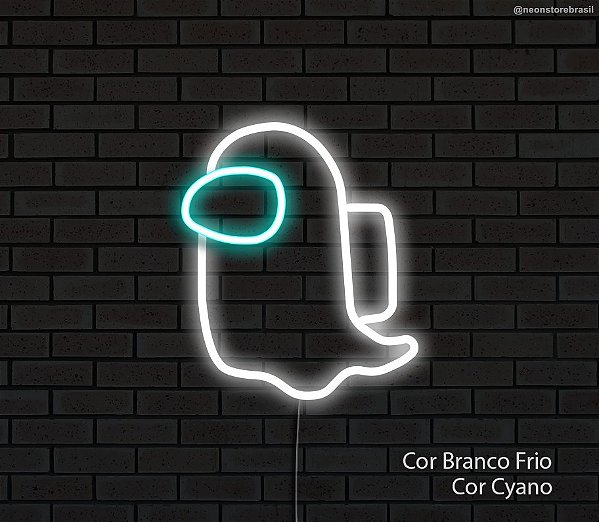 Among US - Luminária em Neon de LED (A=20cm x L=18cm)