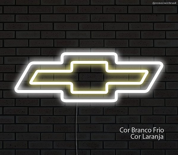 Chevrolet - Luminária em Neon de LED (A=10cm x L=30cm)