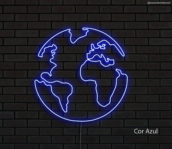 Globo - Luminária em Neon de LED (A=35cm x L=35cm)