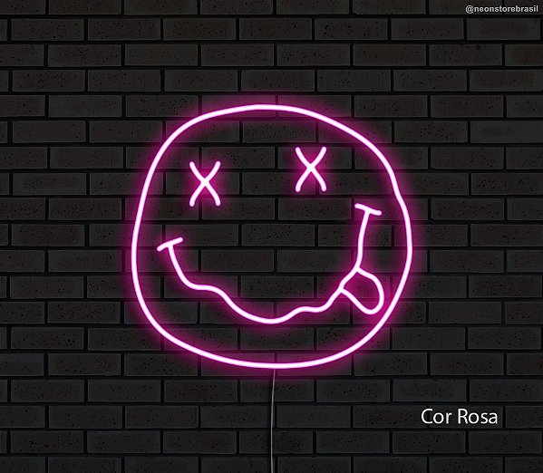 Nirvana - Luminária em Neon de LED (A=28cm x L=30cm)