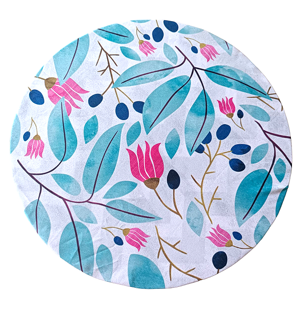 Capinha de sousplat estampa digital tulipa