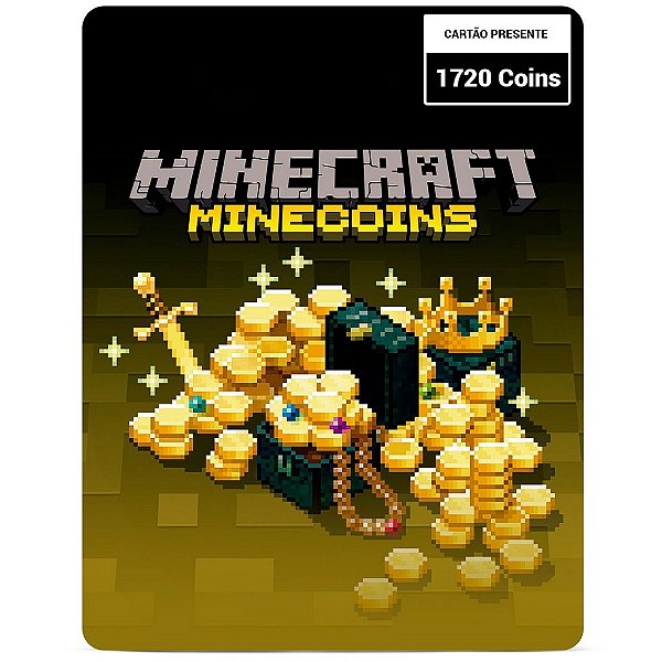 Minecraft: Minecoins 1720 Coins Gift Card - Cartão Presente Digital