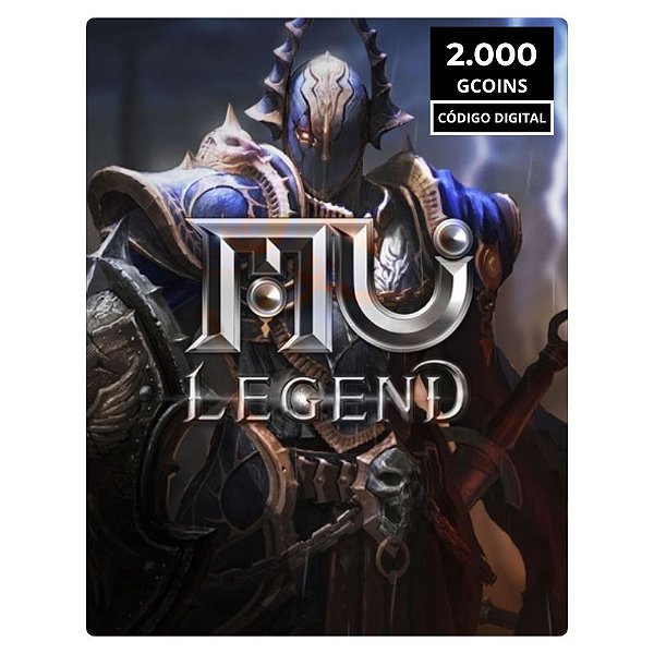 Mu Legend 2.000 Gcoins - Cartão Recarga Código Digital