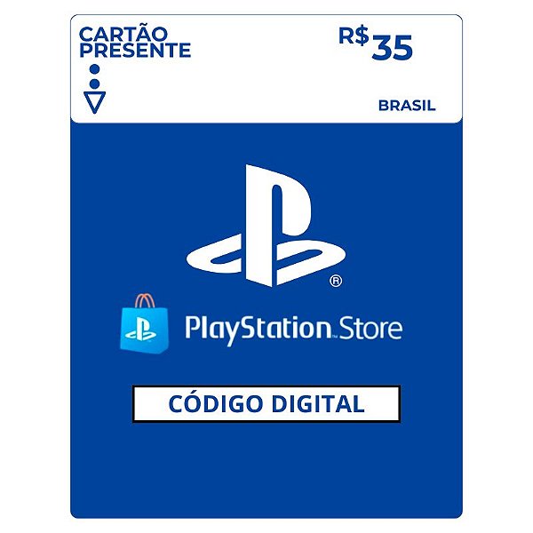 Playstation Store R$35 Reais Gift Card Brasil - Código Digital