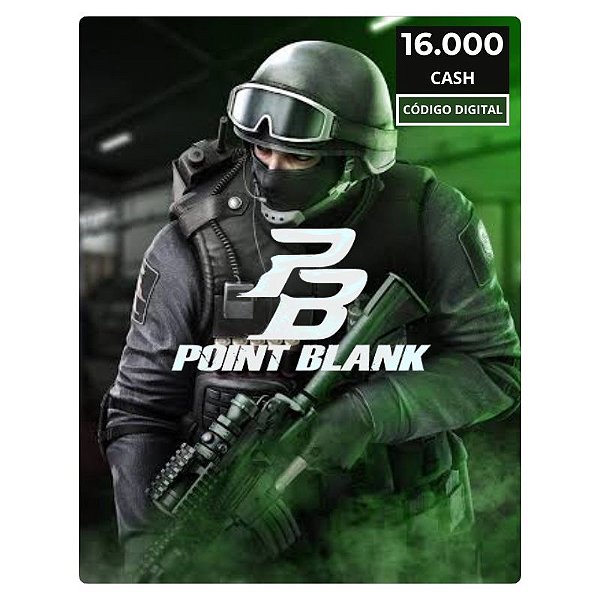 Point Blank 16.000 Cash Código Digital - Cartão Recarga