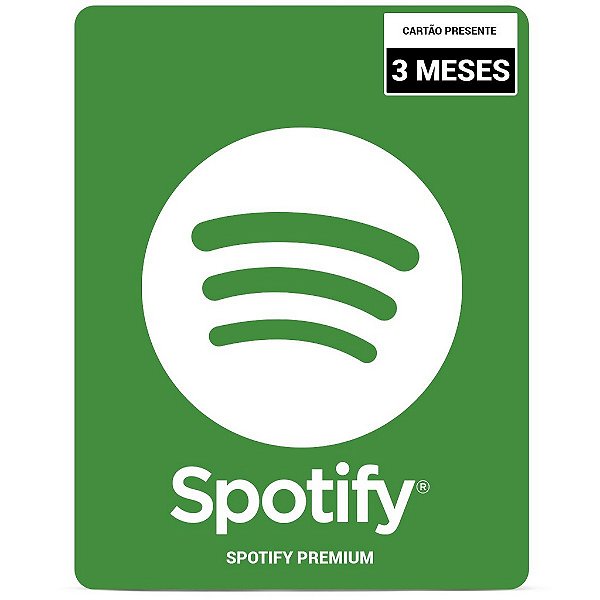 Spotify Brasil Assinatura 3 Meses Cartão Recarga – Código Digital