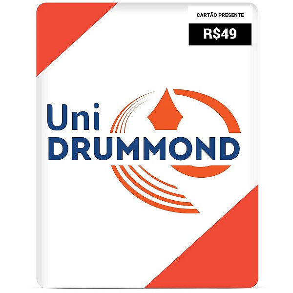 UniDrummond Digital Crédito R$49 - Cartão Presente Digital