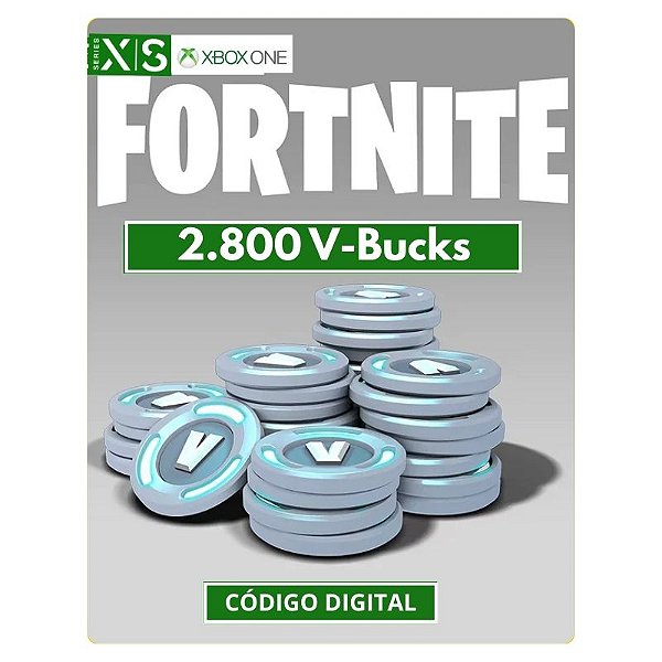 Fortnite 2.800 V-Bucks Xbox - Código Digital