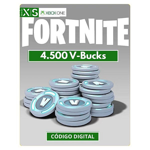 Fortnite 4.500 V-Bucks Xbox - Código Digital